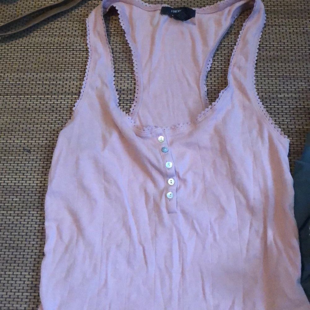 Pink tank top